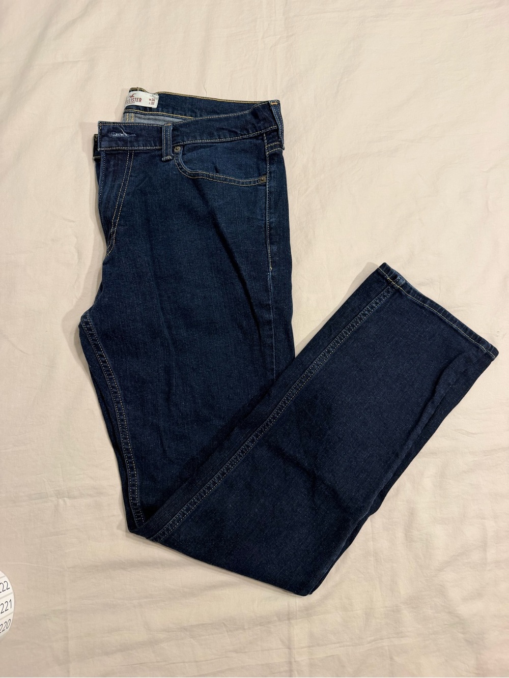 Hollister Skinny Fit Jeans 34x32 Dark Wash
